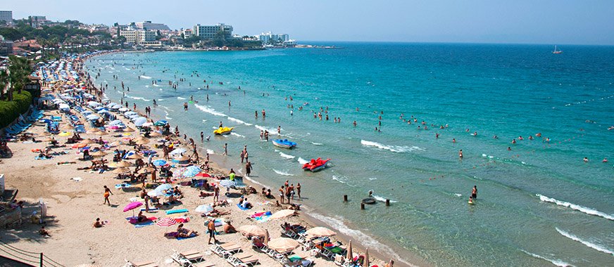 Kusadasi kustlijn en strand
