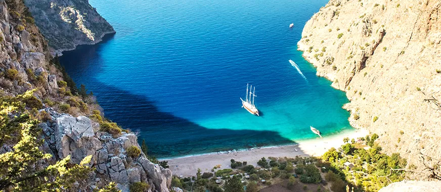 Butterfly Valley nabij Fethiye